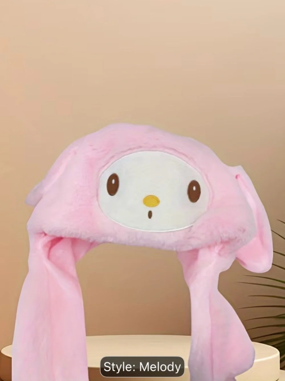Pink Plush melody Hat for Kids